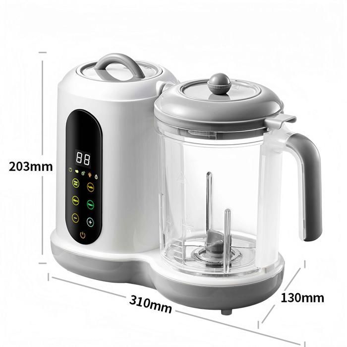 Robot Bébé 4 en 1 Cuisson Vapeur Mixeur 400ml Auto-nettoyant Sans BPA Minuterie Préparateur Repas Diversification Aliments