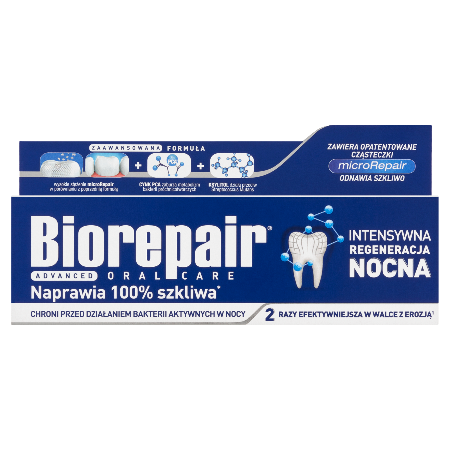 Biorepair tandkräm 75ml intensiv nattreparation