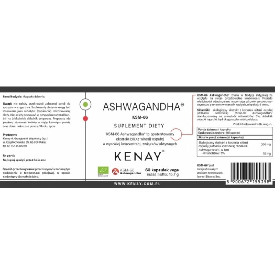 Kenay Ashwagandha KSM-66