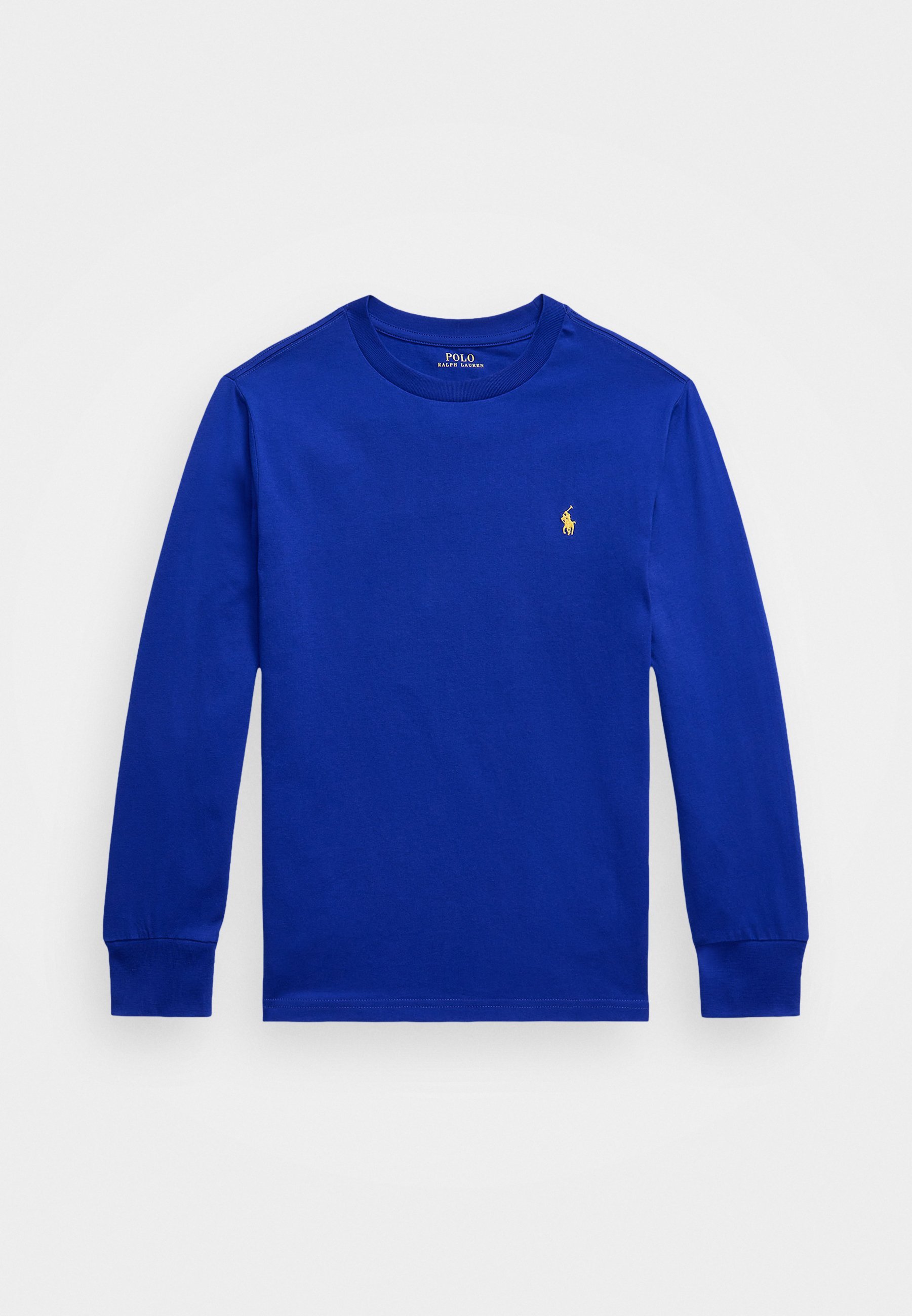 Koszulka z długim rękawem Polo Ralph Lauren z bawełny - Bluzka z długim rękawem - klasyczny błękit