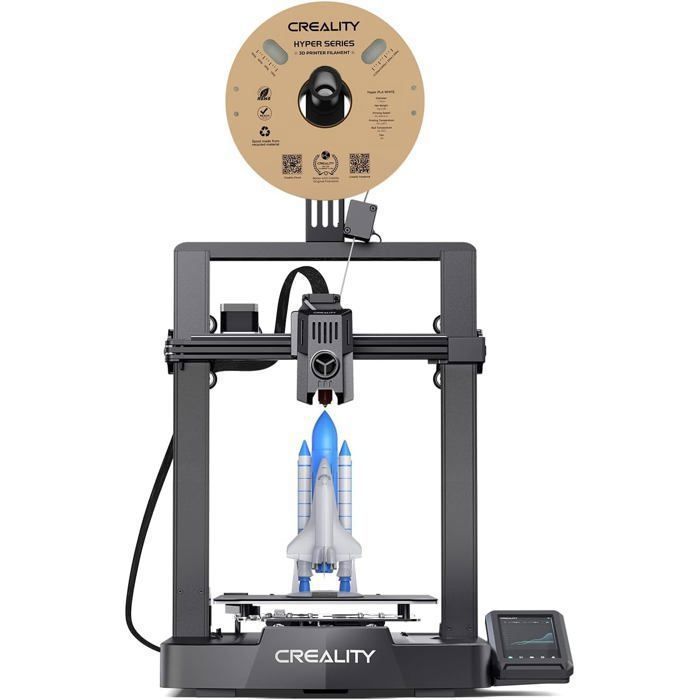 Imprimante 3D Creality Ender 3 V3 KE, 500mm/s with Nivellement Automatique, 300°C Sprite Direct Extruder, 220x220x240mm for Beginner
