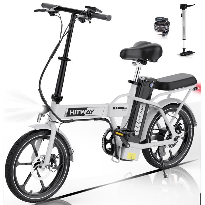 HITWAY Vélo électrique pliable 16