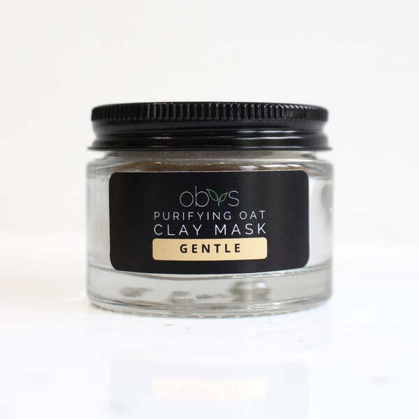 Maschera purificante all'argilla d'avena Obvs Skincare - Delicata