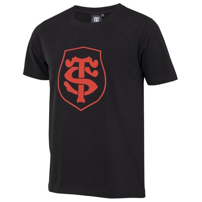 T-Shirt - STADE TOULOUSAIN - Toulouse - Rugby - Schwarz - Kurzarm