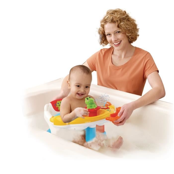 VTECH BABY - Juguete de baño - Asiento de baño súper interactivo 2 en 1