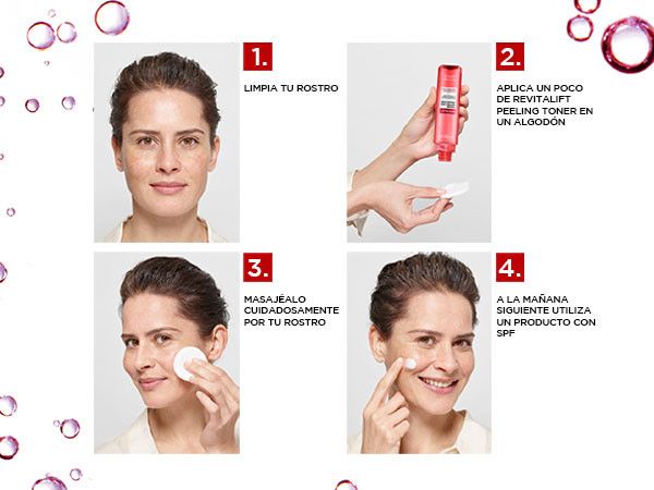 Revitalift Perfecting Toner s peelingovým efektom Pleťové tonizačné krémy