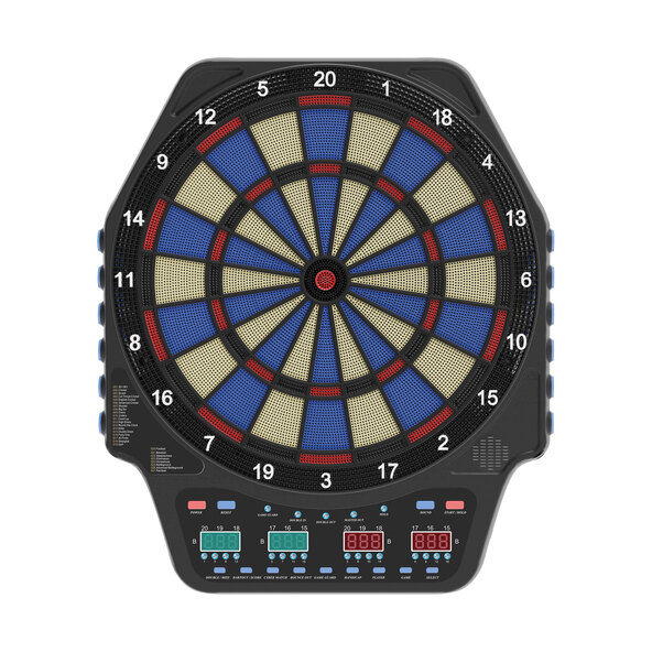 Elektronisches Dartspiel, blau