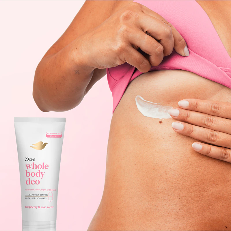 Creme Desodorante Corporal Dove Framboesa e Rosa