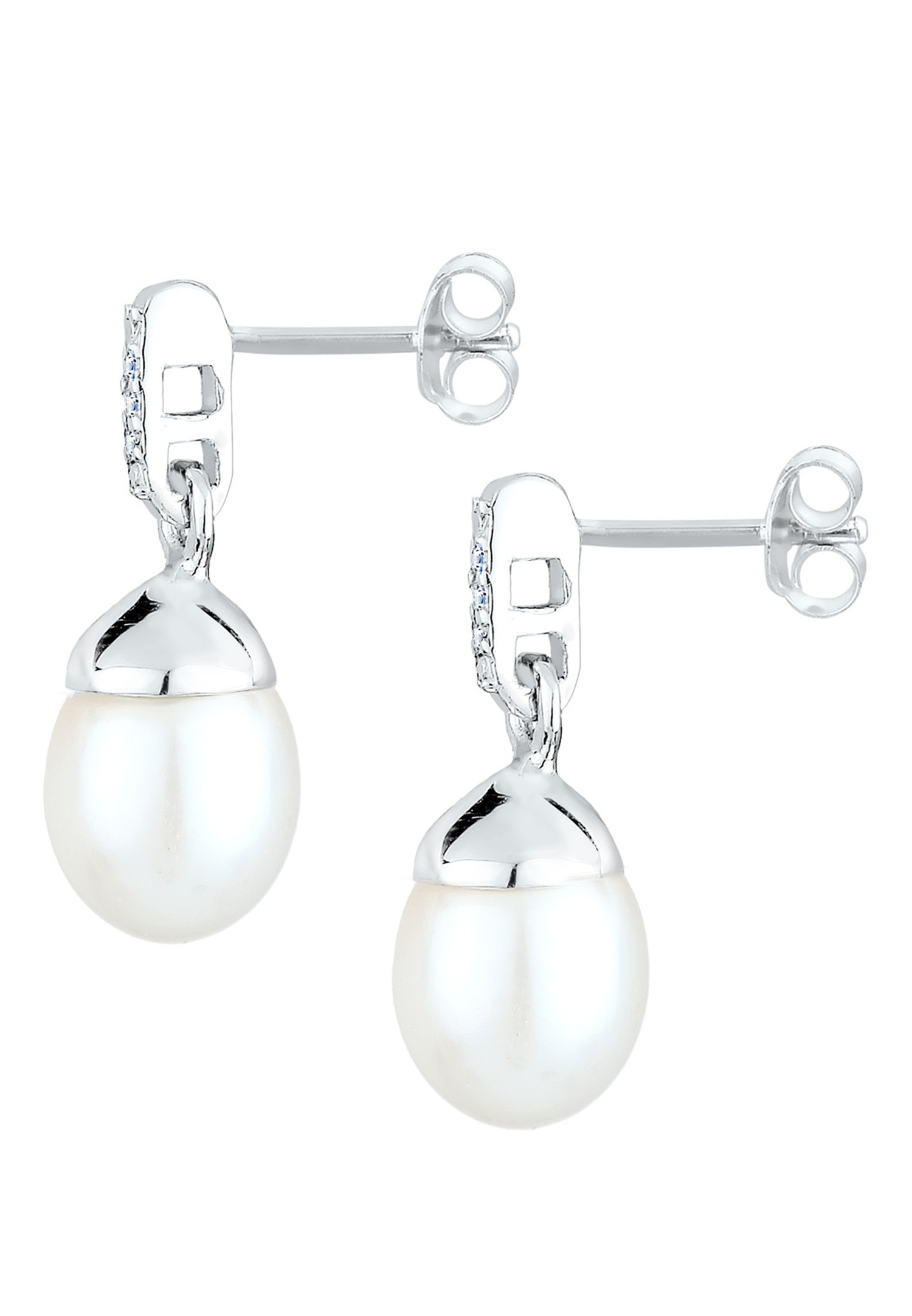 Elli DIAMONDS Perles de Culture d'Eau Douce Diamant