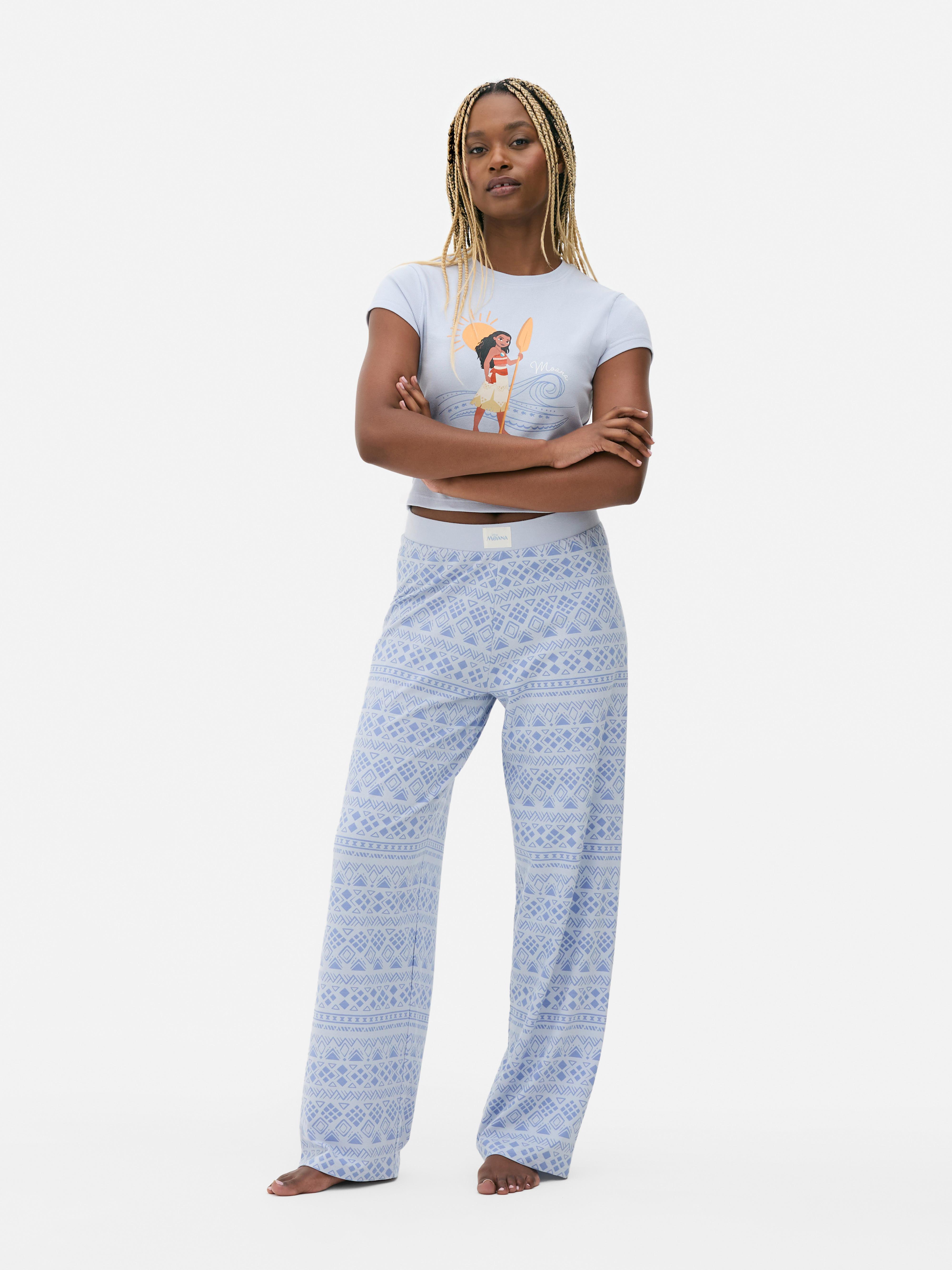 Pijamale Disney Moana Pijamale Disney cu tricou cu mânecă scurtă și pantaloni lungi de pijama