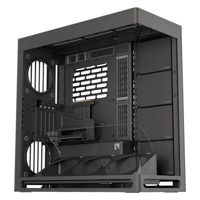 Mid-Tower Case - AEROCOOL - HAVN HS420 VGPU - Black - Tempered Glass - Optimized Cable Management