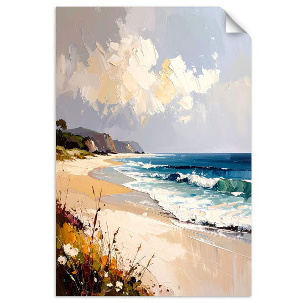 Naklejka na ścianę do salonu sypialni Feeby Morze Plaża Pejzaż morski 20x30