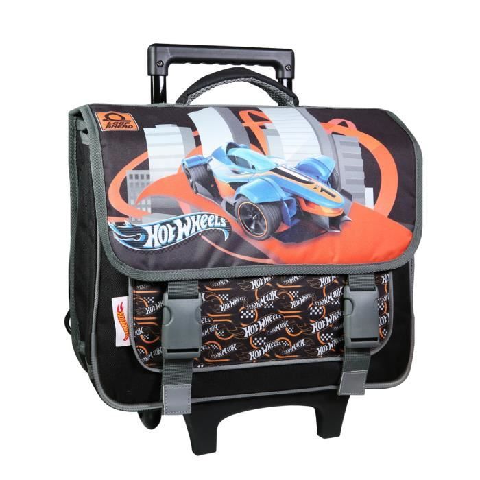 BAGTROTTER Cartable à roulettes 38 cm Hot Wheels Multicolore