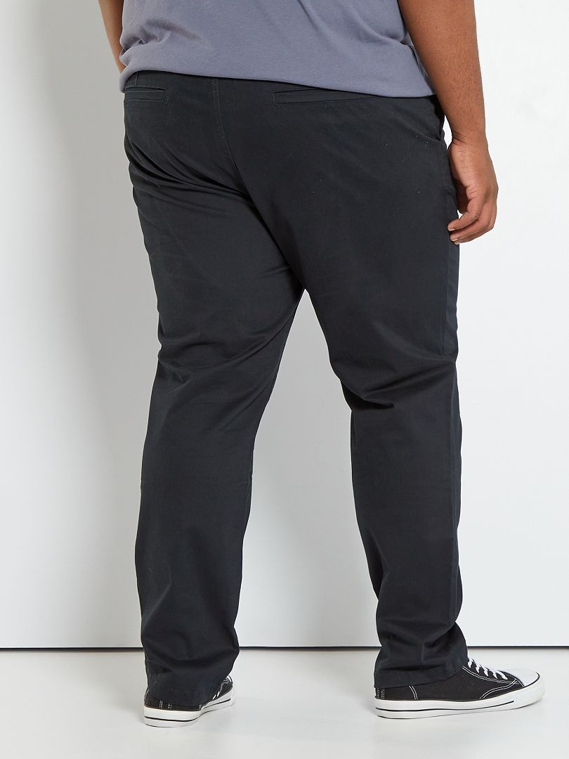 Calça chino regular tamanho L34 - Preta