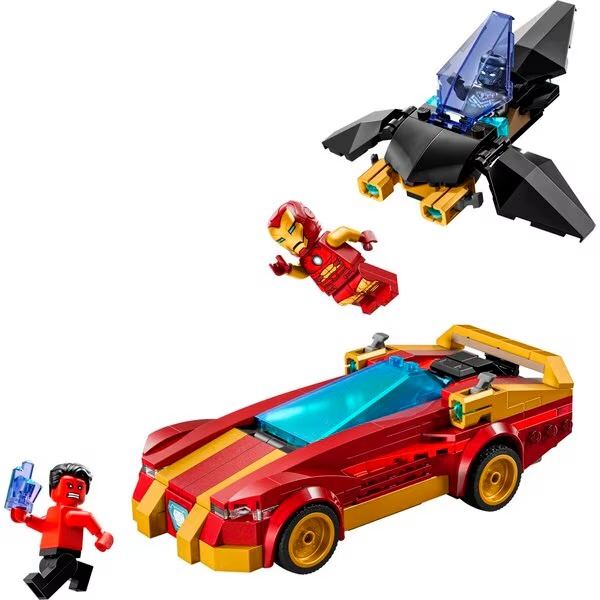 LEGO Super Heroes 76310 Аутомобил Ајронмена и Црни Пантер против Роуд Халка