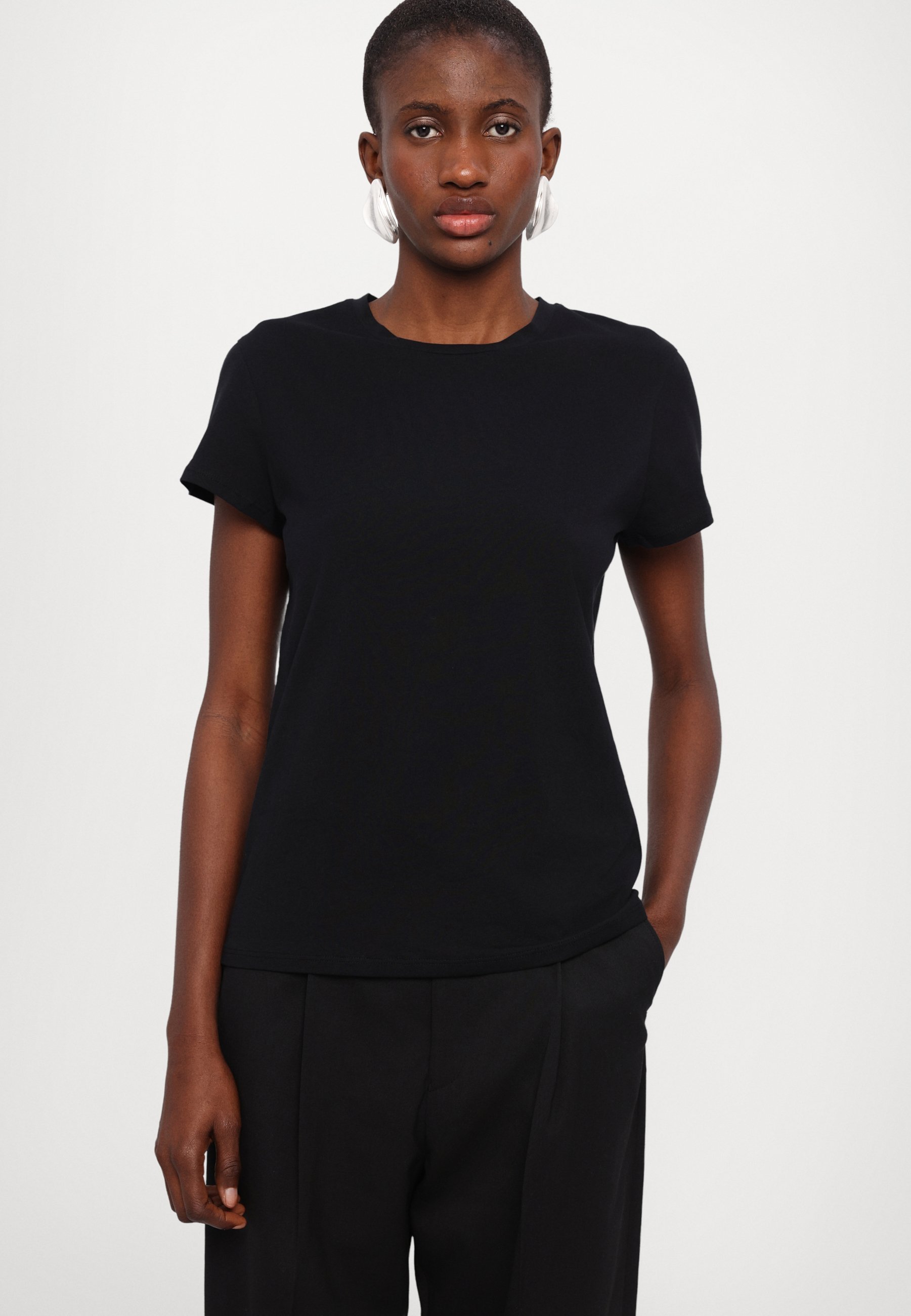 Filippa K SOFT TEE - T-shirt basic - nera