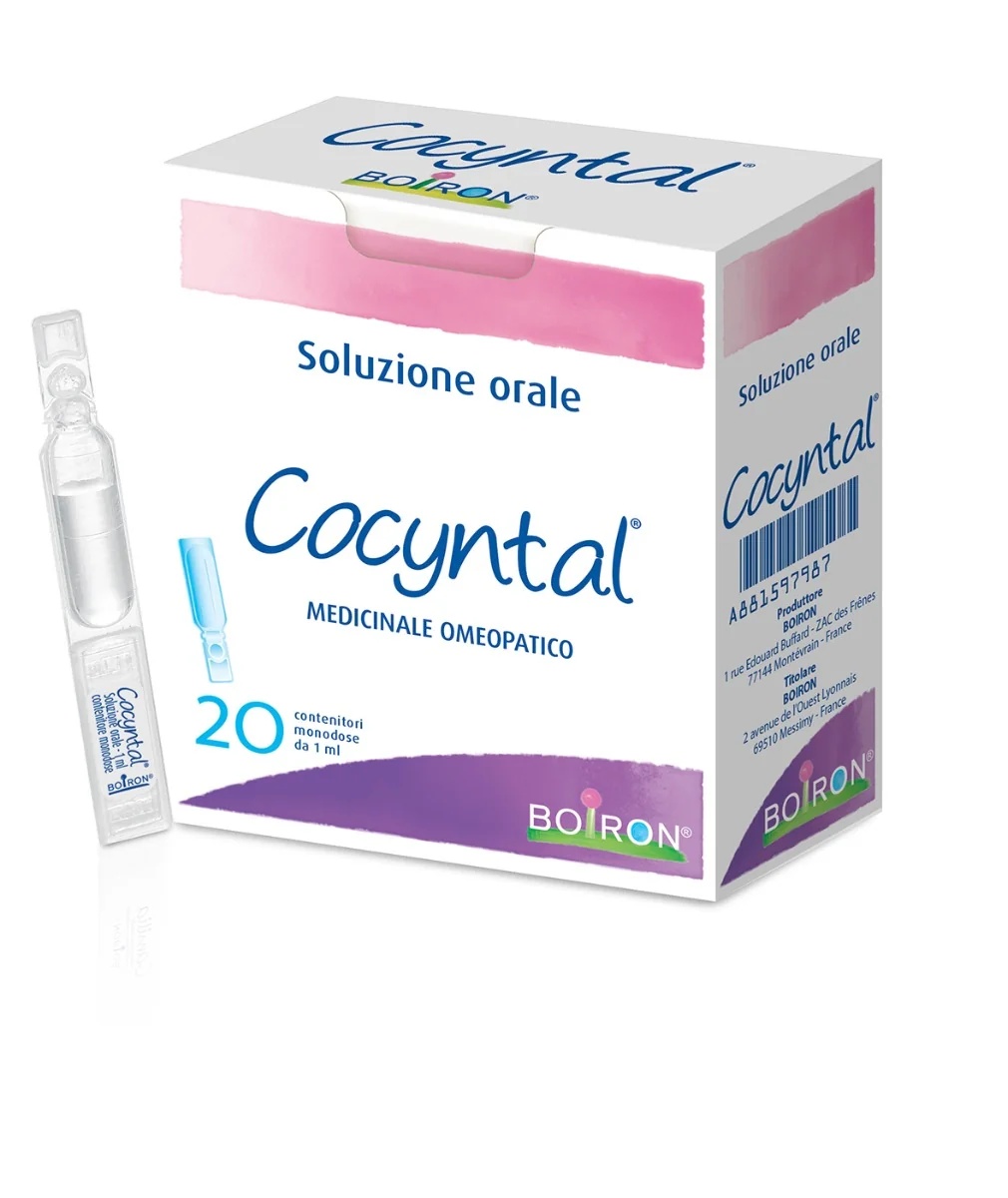 BOIRON Cocyntal orale oplossing voor eenmalig gebruik, 20 ampullen van 1 ml