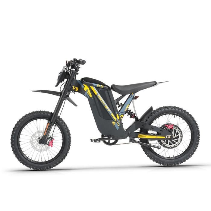 Adult Electric All-Terrain Motorcycle, 1500W Mountain Bike (2500W Peak), Off-road Ebike, 48V 20Ah Battery, 63 km/h Speed, Hydraulic Brakes
