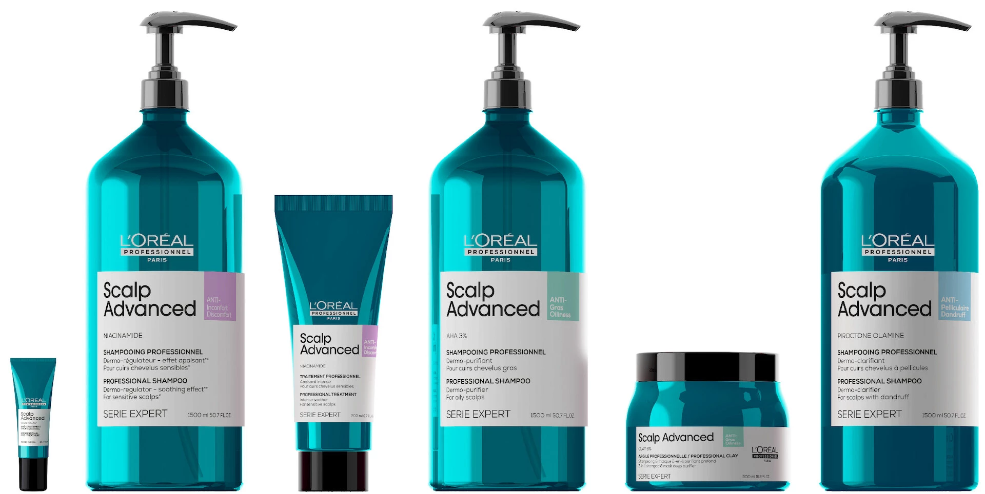 Scalp Advanced Anti-Discomfort Sampon 500 ml - L'Oréal Professionnel