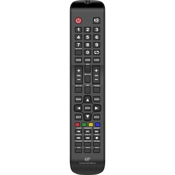 CONTINENTAL EDISON - CELED24HD26B6 - 24“ (60 cm) HD LED-TV - 3xHDMI, 2xUSB - Svart