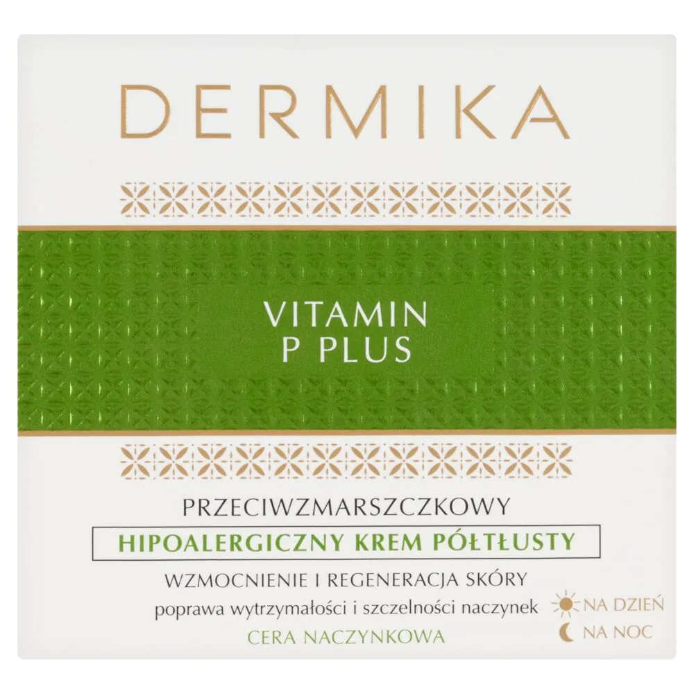 Dermika Vitamin P Plus Przeciwzmarszczkowy krem półtłusty 50ml