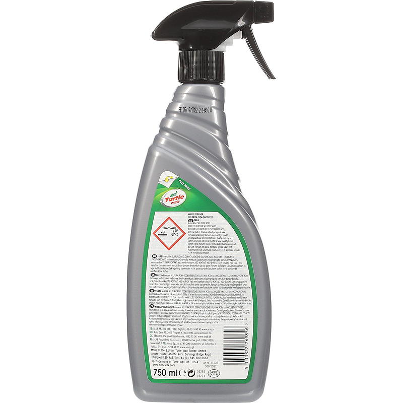 Limpiador de ruedas Turtle 750 ml, cera Turtle