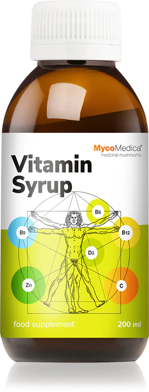 MycoMedica Vitamin-Sirup Nahrungsergänzungsmittel-Sirup mit Heilpilzextrakten