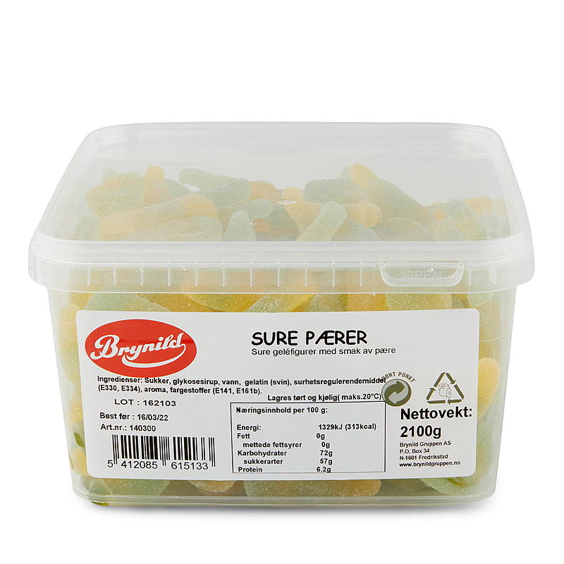 Brynild Sure Pærer 2,10 kg