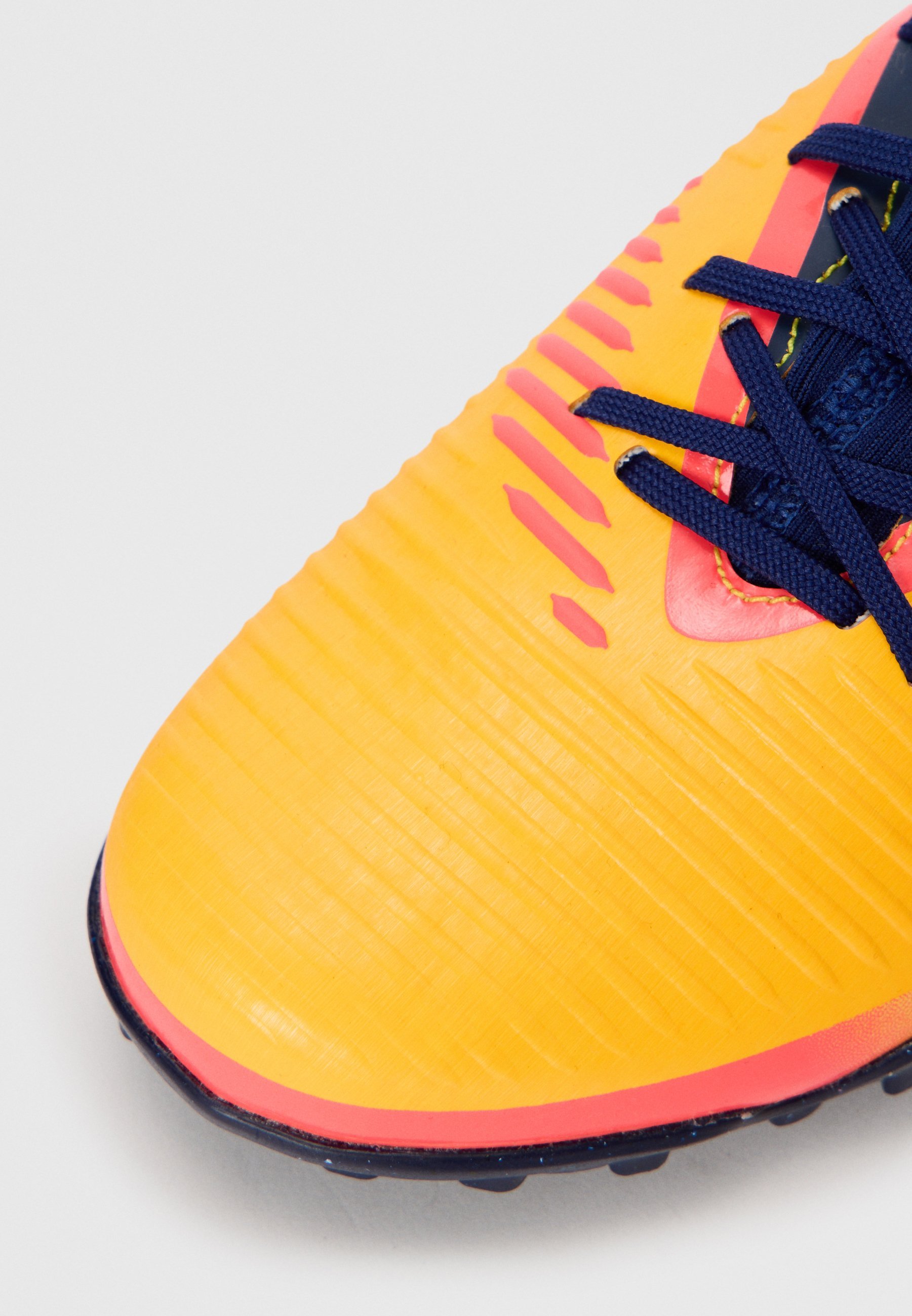 Nike Performance PHANTOM LOW UNISEX - Ghete de fotbal pentru gazon artificial - laser orange/lemon venom/blue void