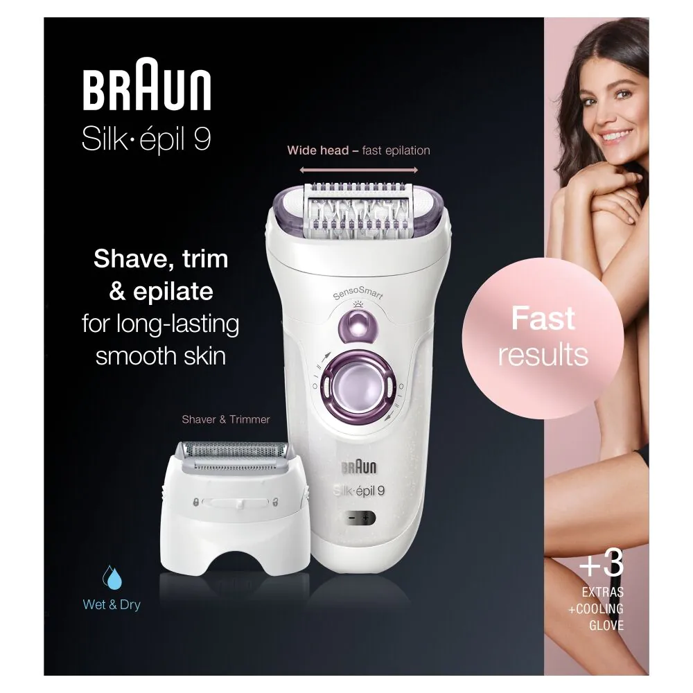 Braun SES9-710 Leg Epilators Box