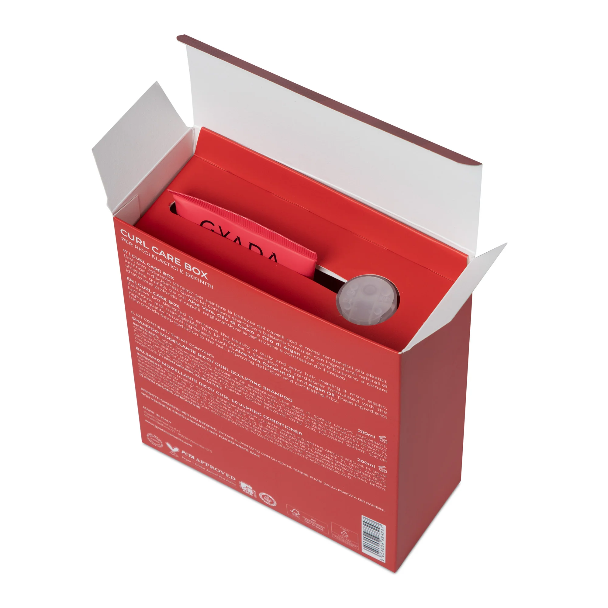 Linea Modellante Ricci Curl Care Box - Cofanetti per Capelli, Shampoo Ricci Definiti, Balsamo Ricci Definiti Capelli