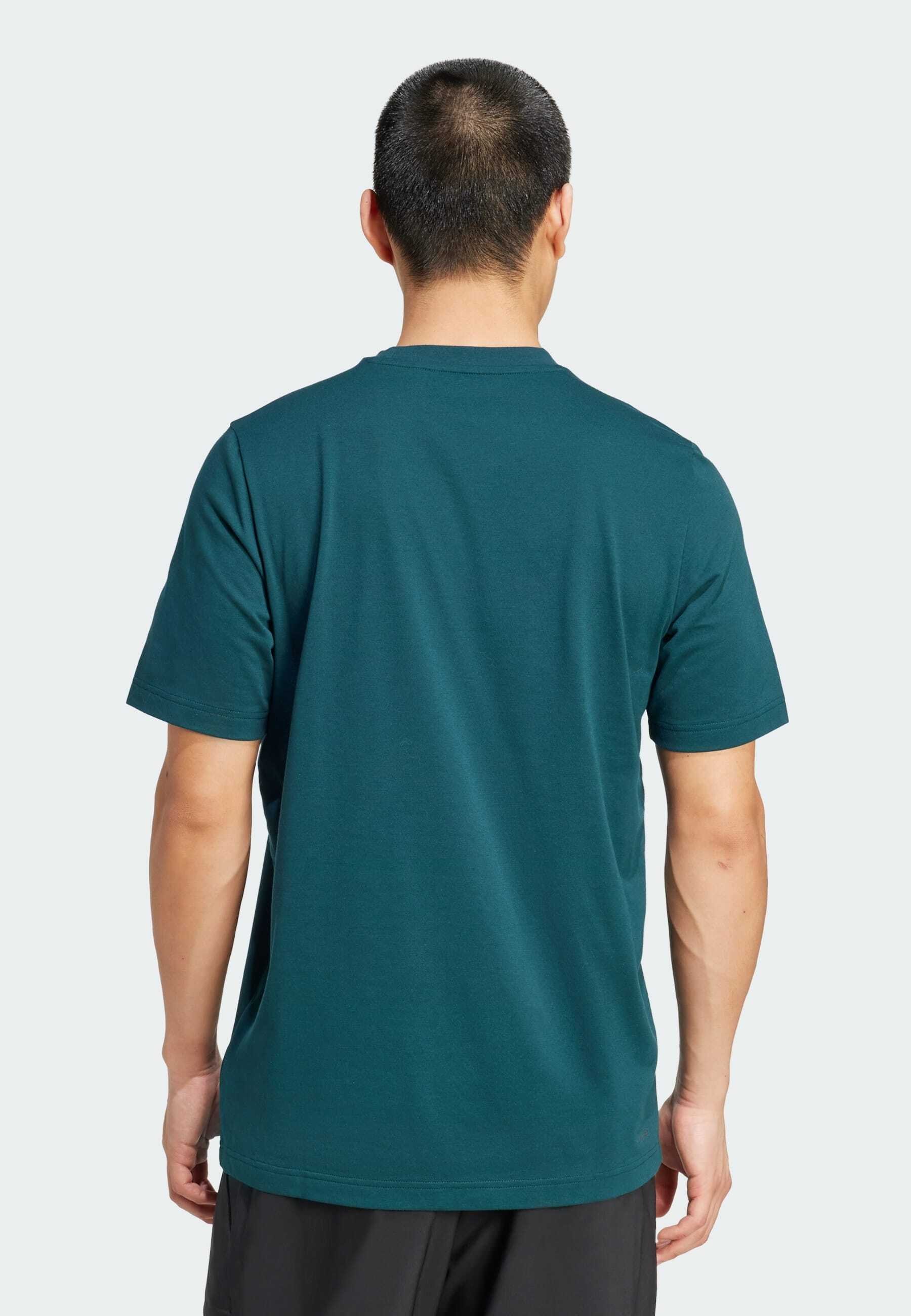 adidas Performance HERITAGE GRAPHIC TEE - Sport T-shirt - aurora ivy