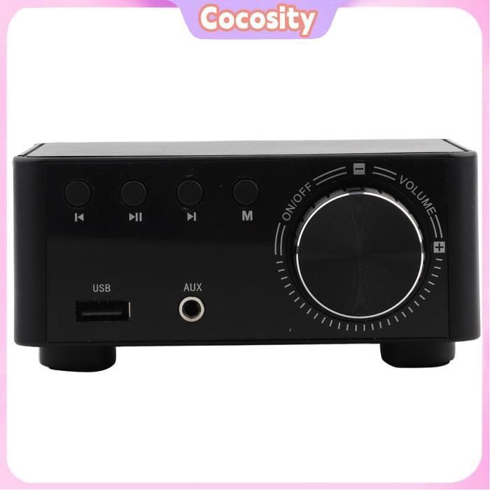 Amplificador digital Cocosity HIFI Bluetooth 5.0, placa amplificadora de audio digital, placa de circuito electrónico, accesorios, negro