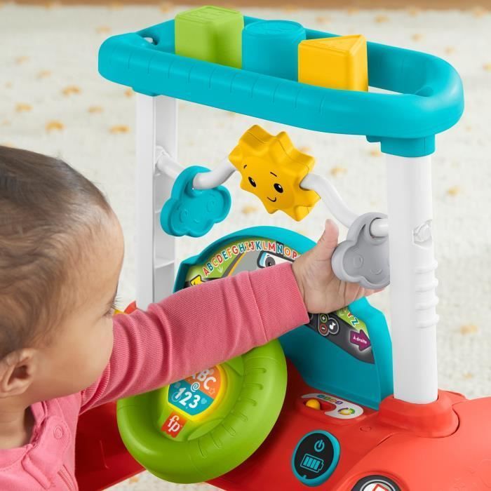 Fisher-Price tweezijdige loopwagen met een constant en regelmatig tempo HJP43