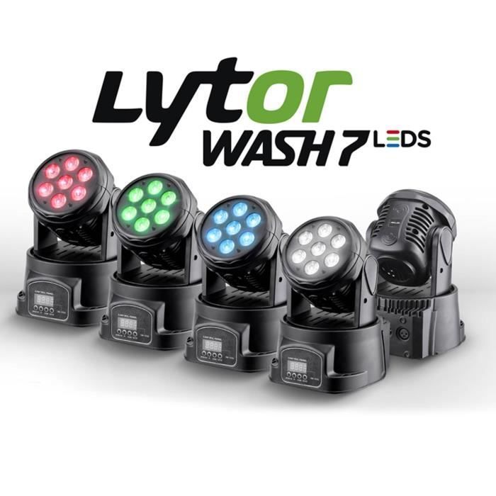 LYTOR WASH-7 Lyre - 7 LEDS - White