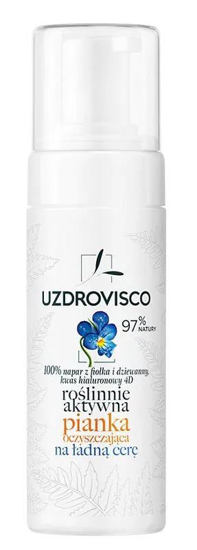 Uzdrovisco Fiołek Roślinnie aktywna pianka oczyszczająco-łagodząca