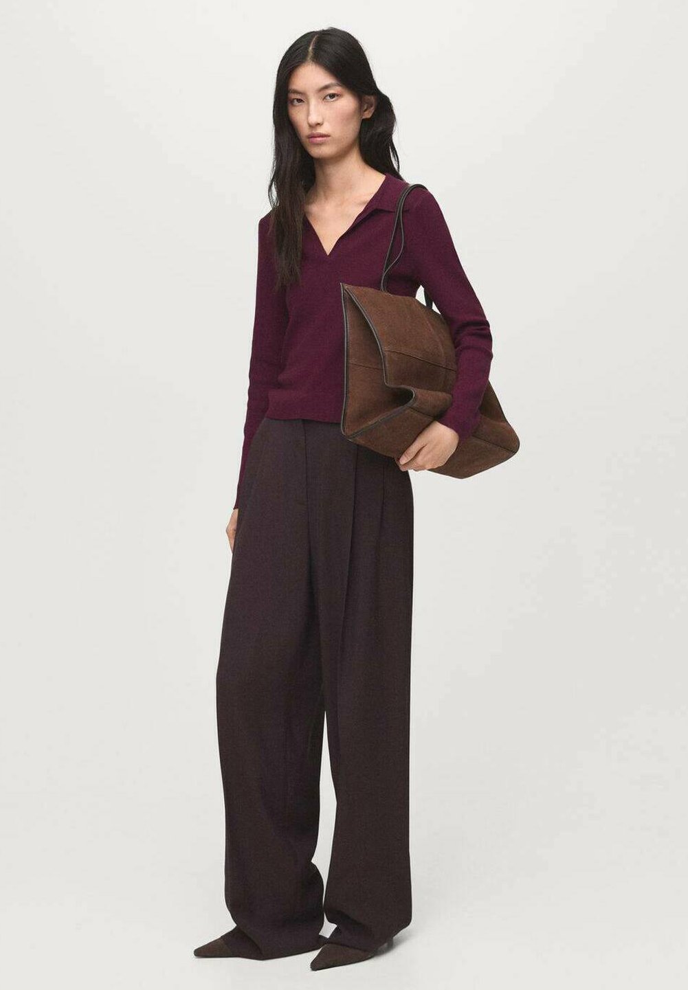 Maglione Mango - bordeaux