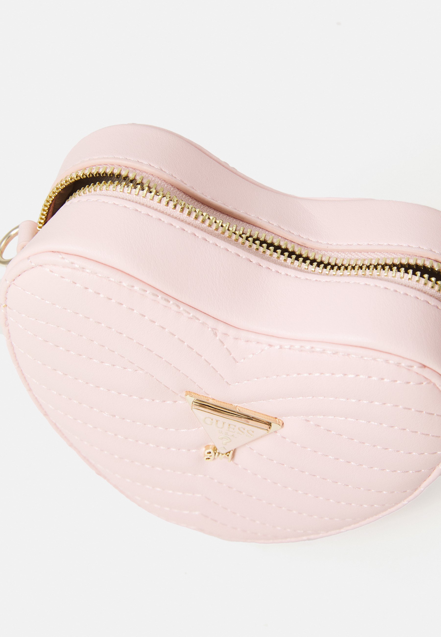 Guess HEART TAS UNISEX - Crossbodytas - roze suiker