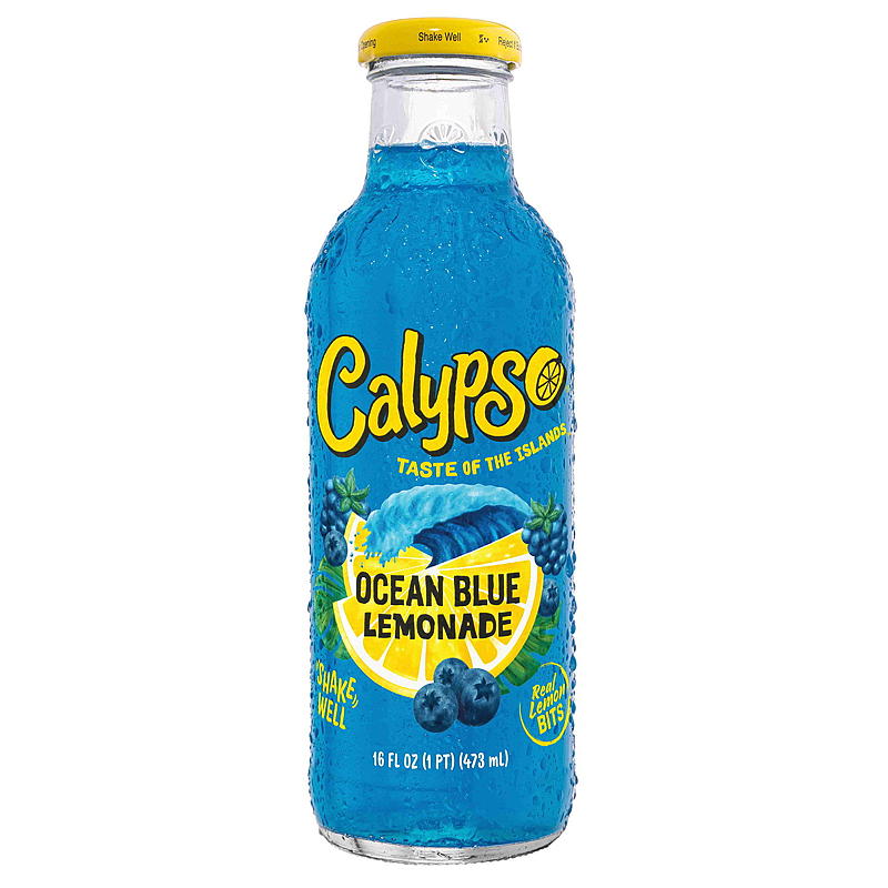 Calypso 473 ml havblå limonade