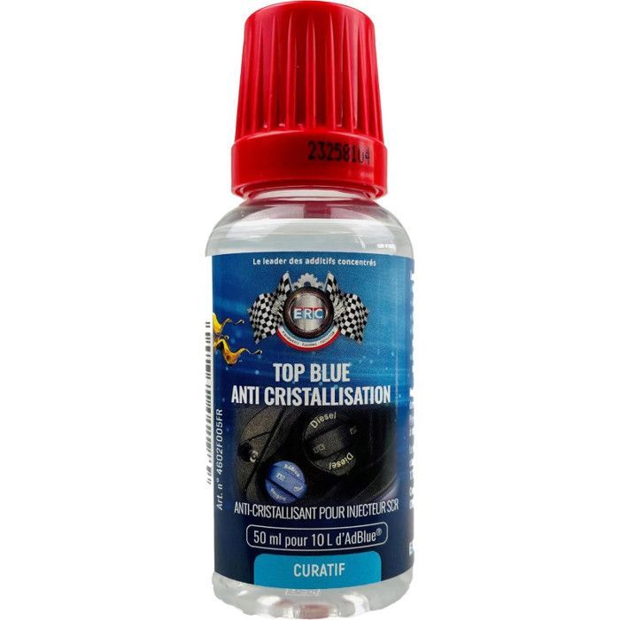 Additif AD Blue - Anti-cristallisation - Nettoie injecteur AD Blue - Moteur diesel - ERC - 50ml