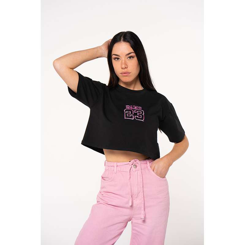Camiseta Manga Corta Estampado Tiza Rams 23