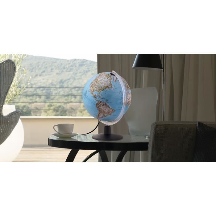 NATGEO Globo terrestre classico - TECNODIDATTICA - Luminoso - Cartografia NATIONAL GEOGRAPHIC
