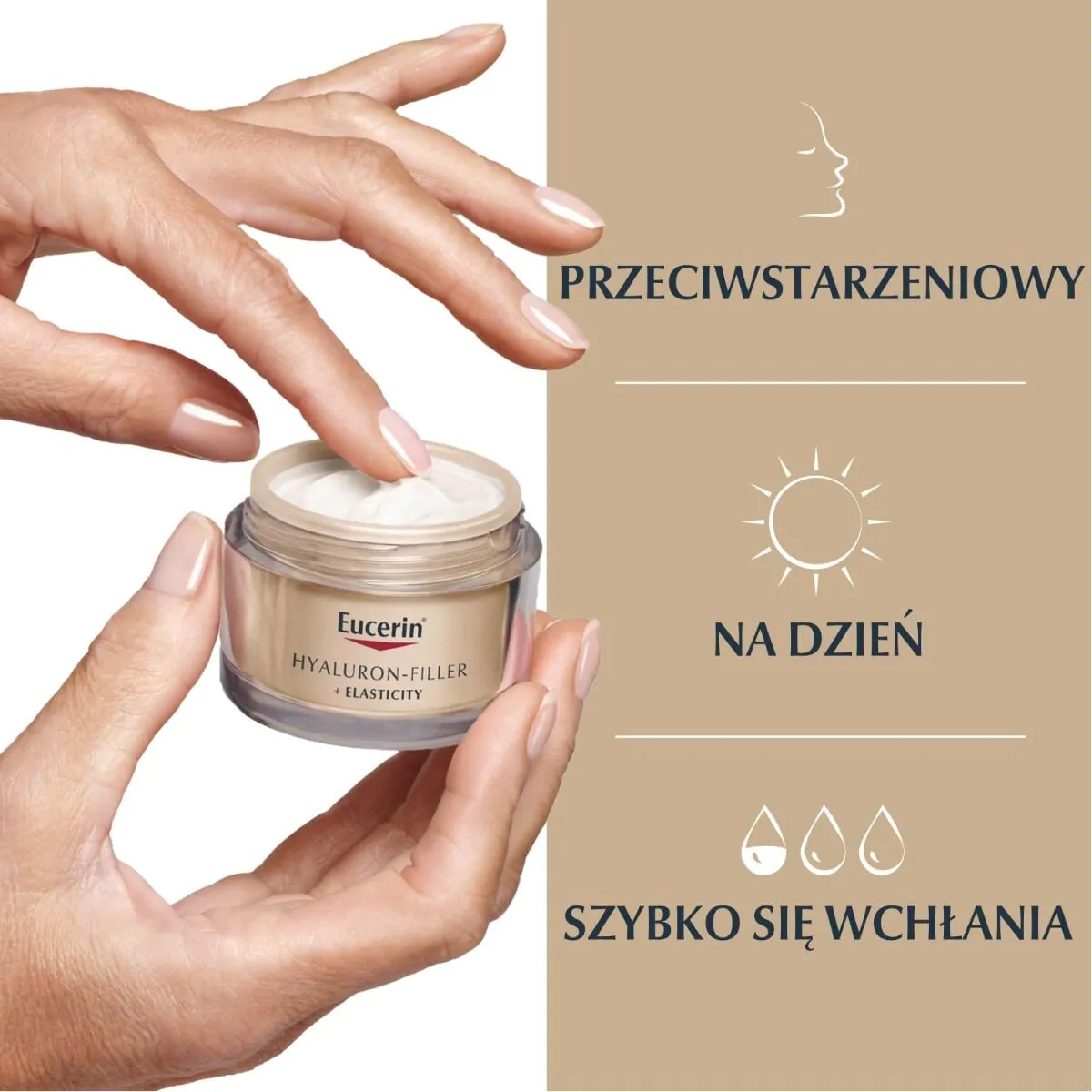 Eucerin Hyaluron Filler + Elasticity krem na dzień SPF15