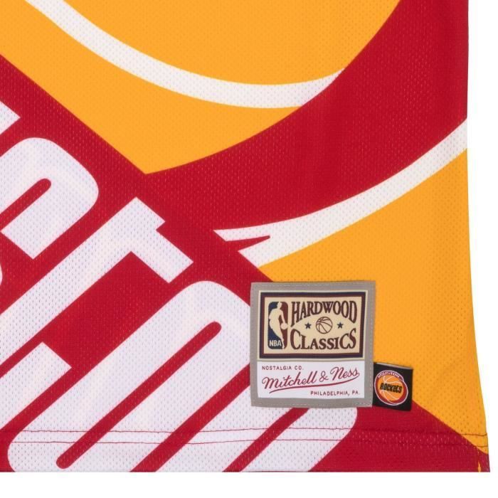 Maglia da basket - M&N - Big Face 5.0 - Rossa - Senza maniche - Traspirante