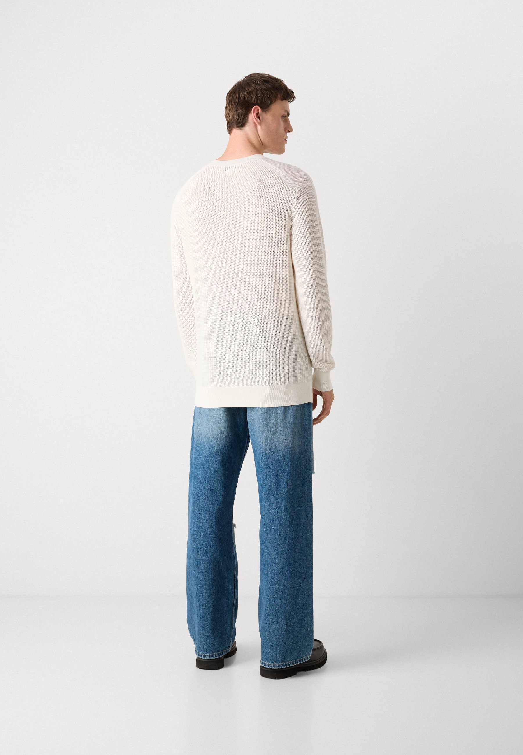 Calvin Klein Jeans CREW - Trui - tofu