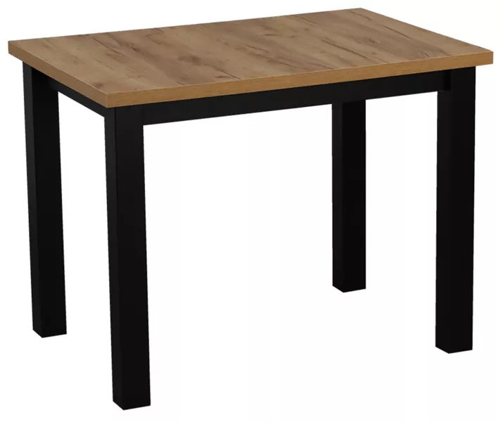 Stół do kuchni jadalni salonu LAP 100x70 Czarny/Dąb Craft