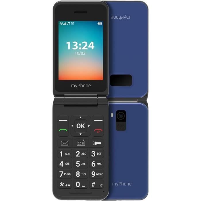 Téléphone Portable à Clapet - MP MYPHONE - myPhone Flip LTE - Touche SOS - 4G - Batterie 1000 mAh