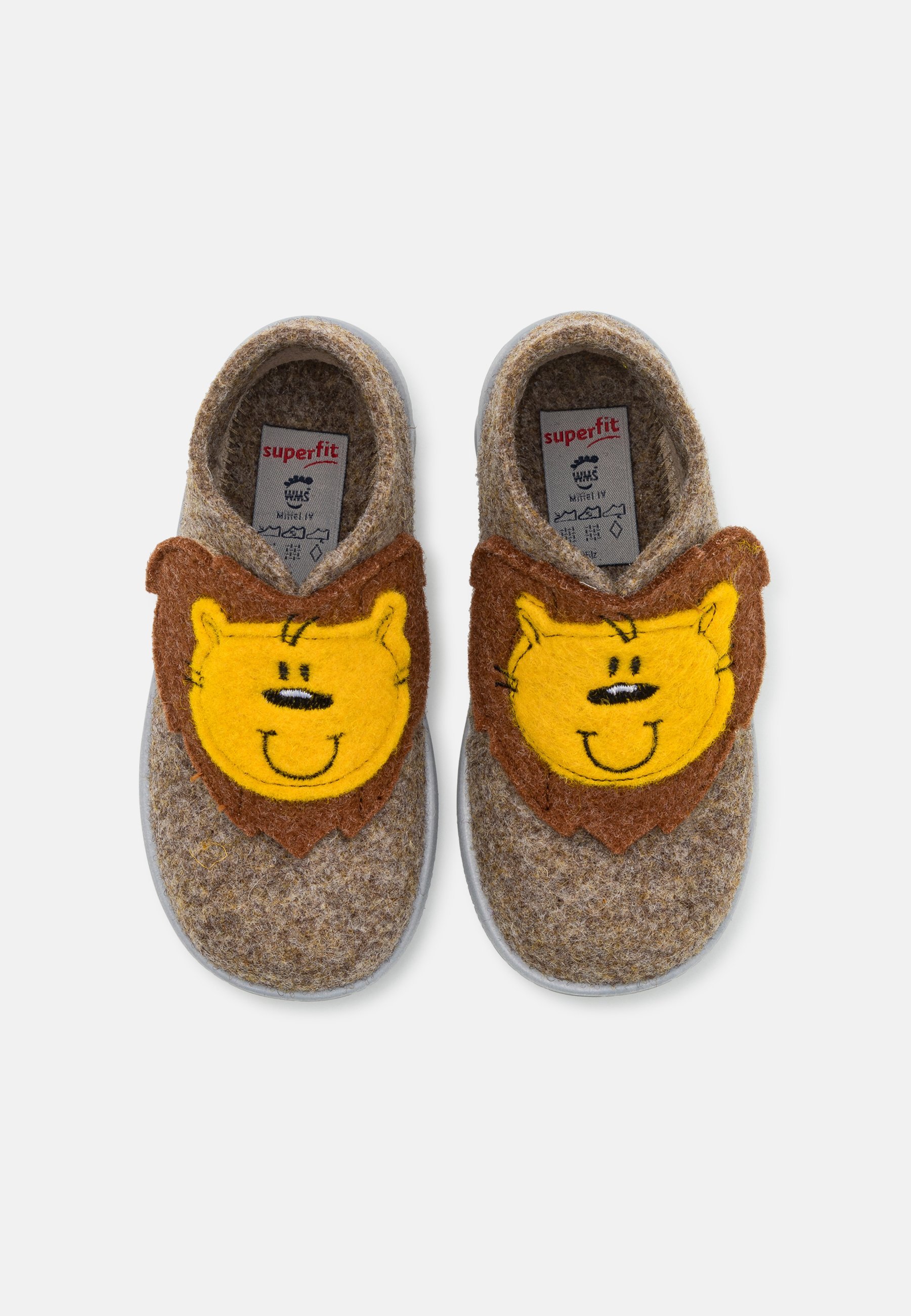 Superfit HAPPY OCTI UNISEX - Slippers - beige/grijs