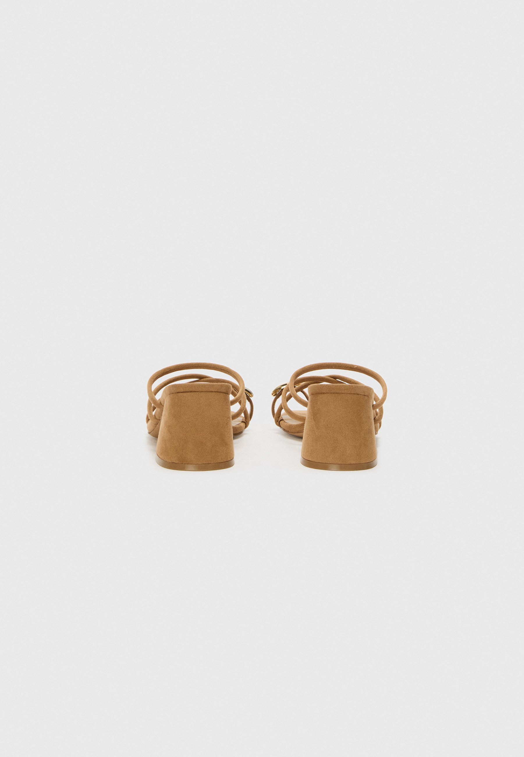 Chiamatela Primavera TULUMM - Ciabatte con tacco - beige medio