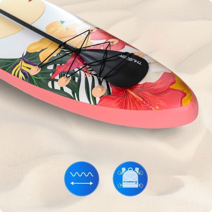 Tavola da paddle THUNDER® VIOSA 320 cm | Gonfiabile | Antiscivolo | Zaino | Accessori completi | Kit di riparazione